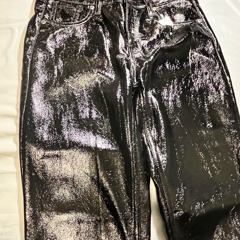 GAP Women's Shiny Black Boot Cut Jeans - Picture 7 of 8